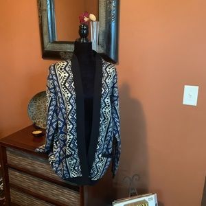 Tribal Print Cardigan